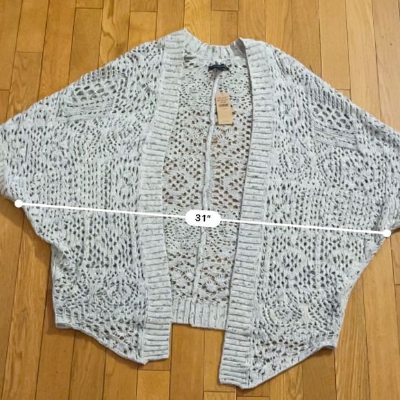 NWT American Eagle Outfitters Crocheted Cardigan Size XS-S - Picture 7 of 7